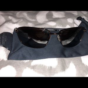 Men’s Brown Nanowire Oakley Sunglasses